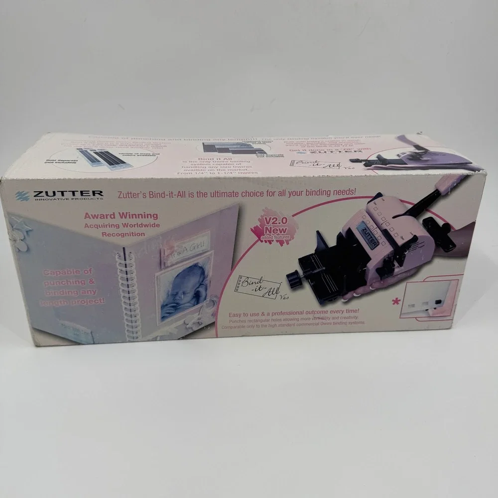 Zutter Bind It All Version 2.0 Original Wire Binding System‎ + Wires Bundle